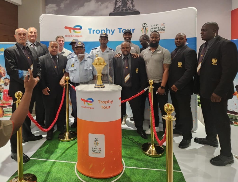 PSSS team coordinating with national authorities at the trophy tour