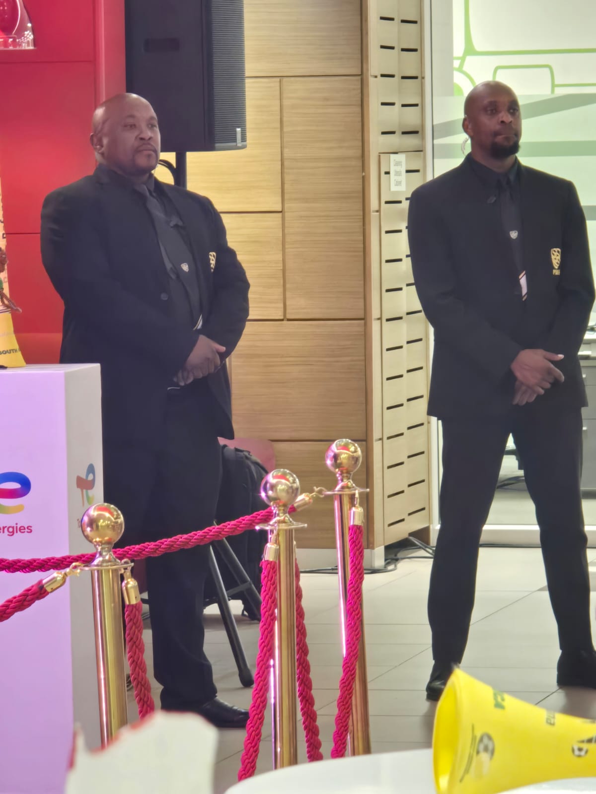 PSSS officers on guard at a high-profile event